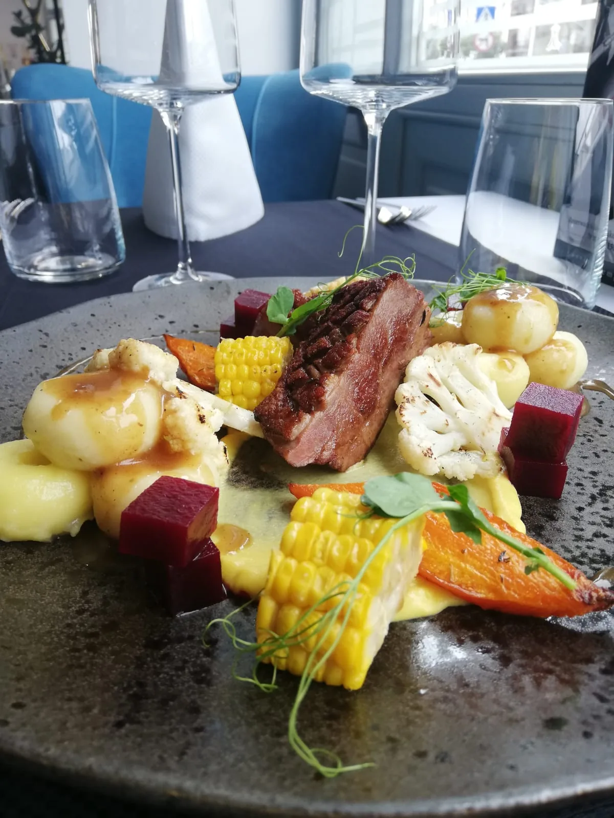 Danie główne w restauracji Olivio, Kempen Kępno